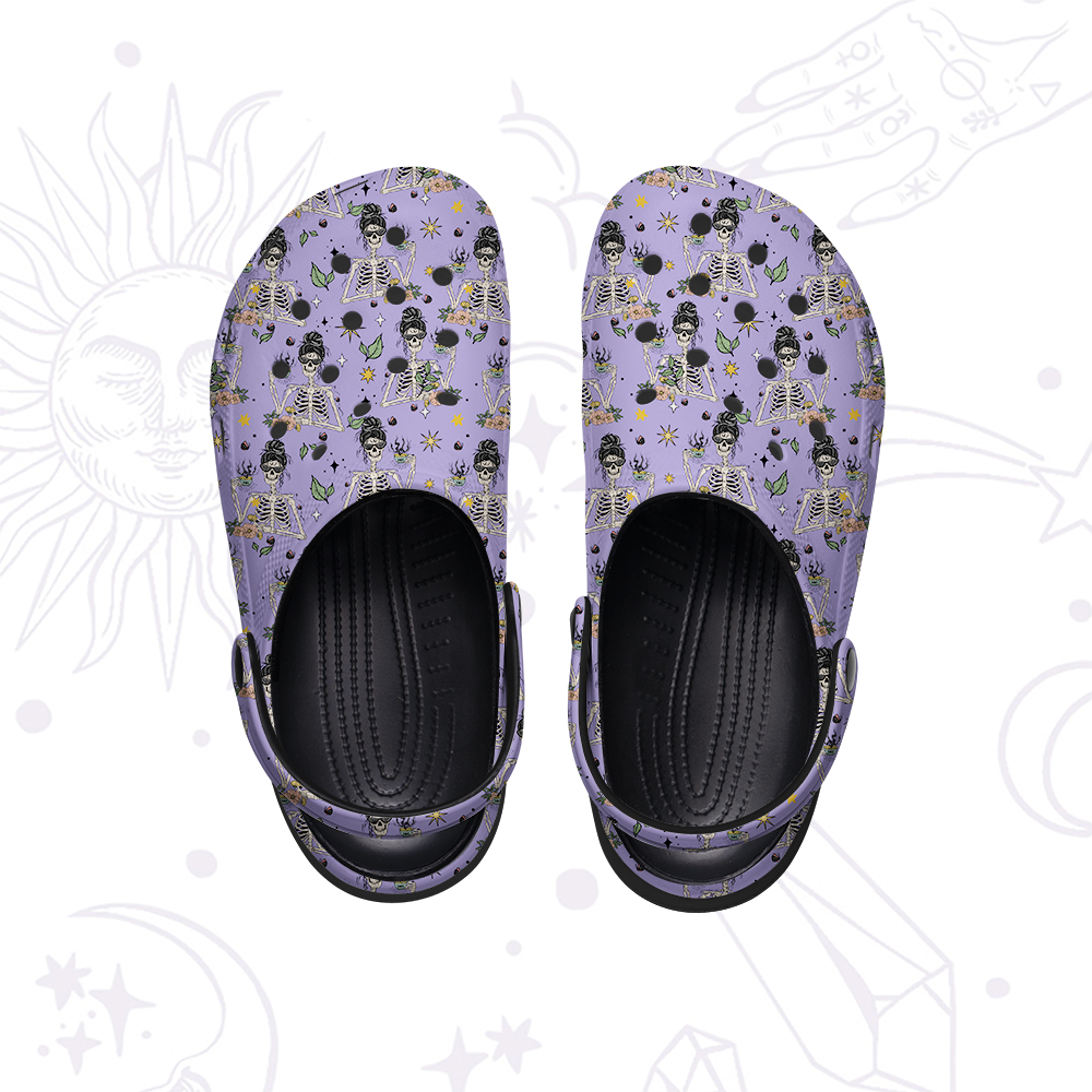 Purplehecate Everything Is Fine Rubber Clogs