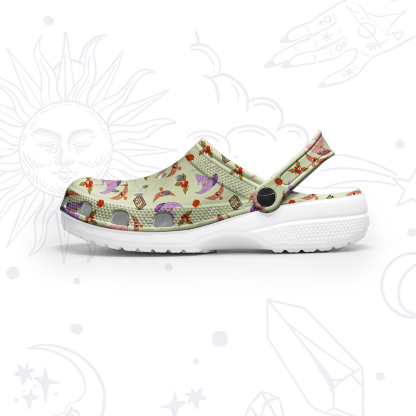 Purplehecate Fantasy Wizard Hat Rubber Clogs