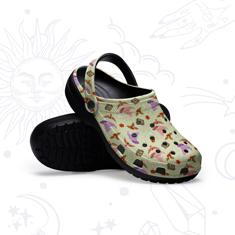 Purplehecate Fantasy Wizard Hat Rubber Clogs