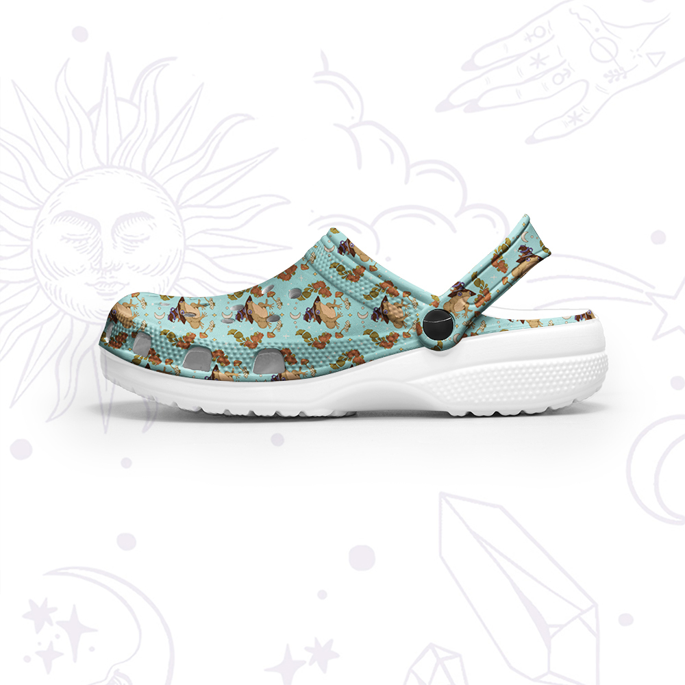 Purplehecate The Frog Rubber Clogs
