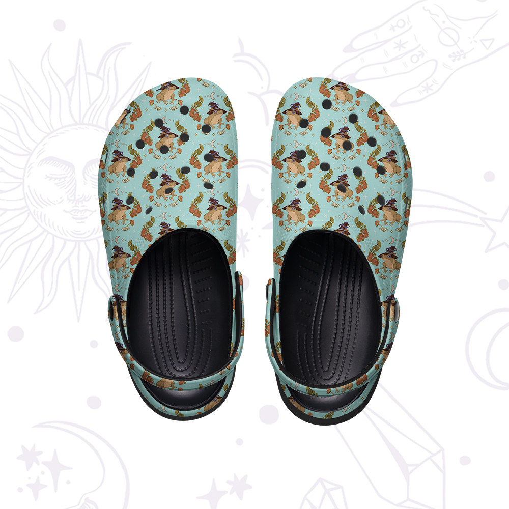 Purplehecate The Frog Rubber Clogs