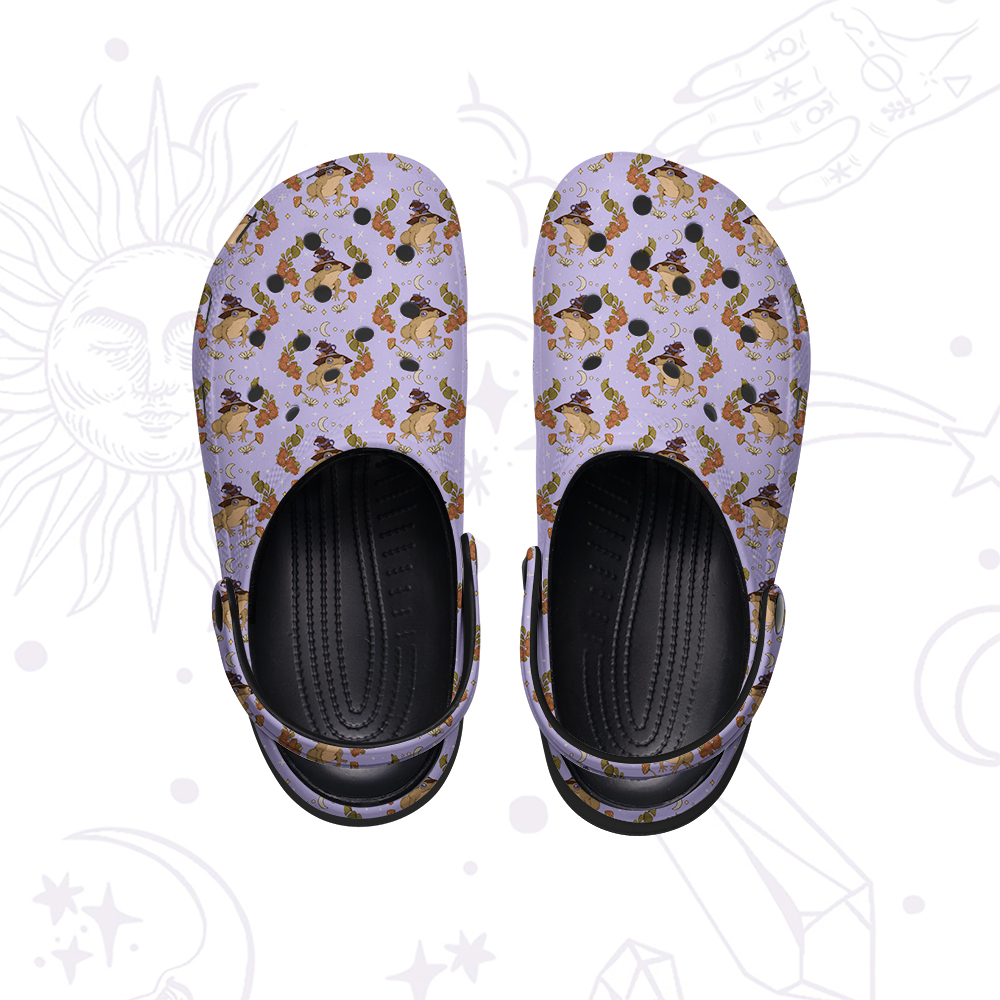 Purplehecate The Frog Rubber Clogs
