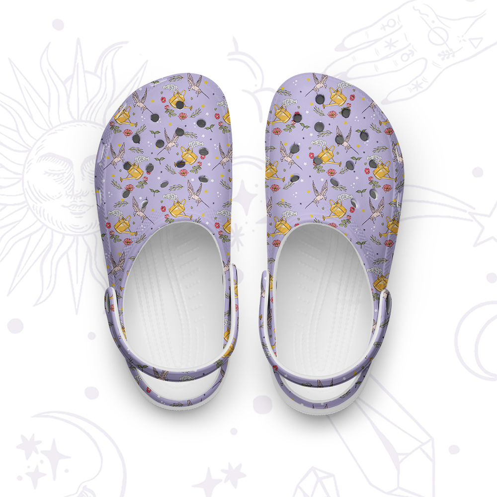Purplehecate Magical Garden Rubber Clogs