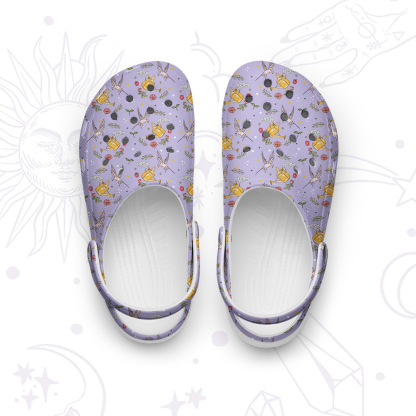 Purplehecate Magical Garden Rubber Clogs