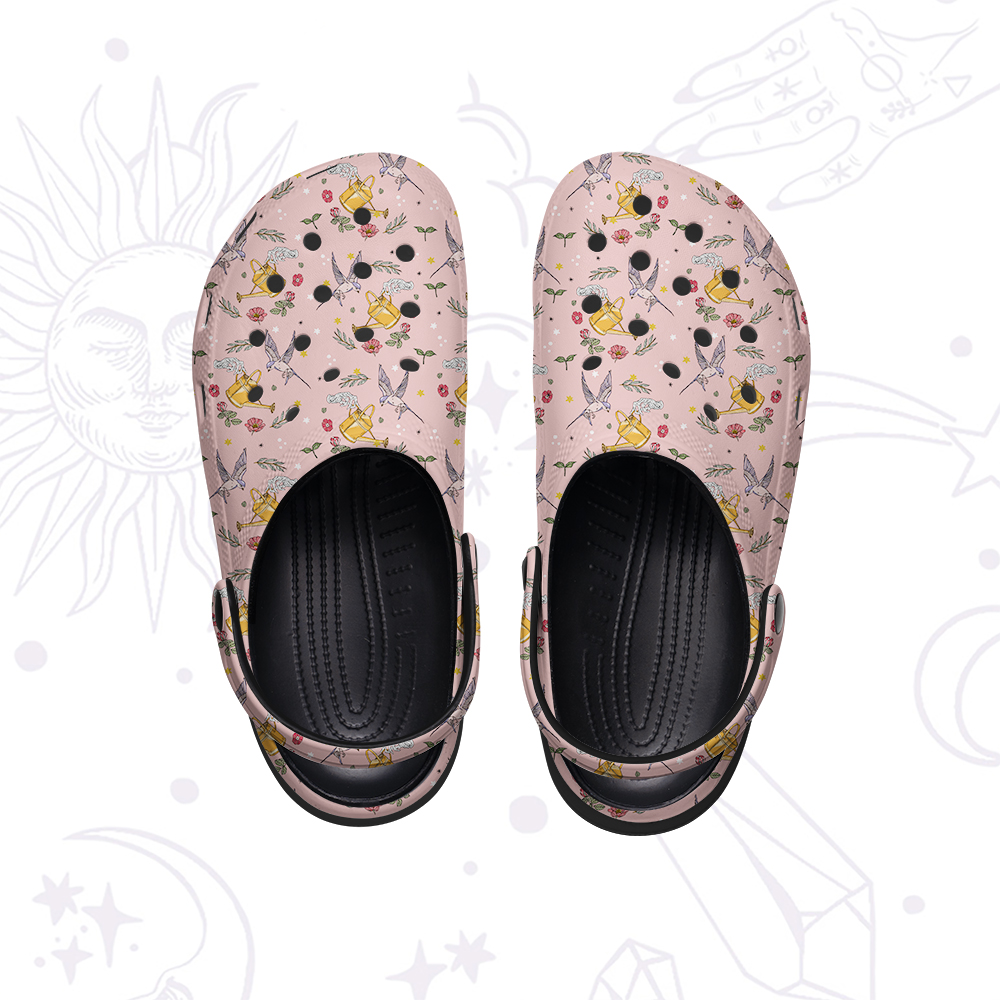 Purplehecate Magical Garden Rubber Clogs