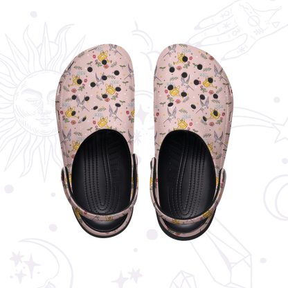 Purplehecate Magical Garden Rubber Clogs