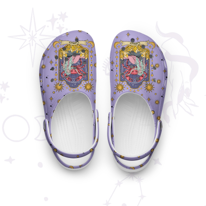 Purplehecate Cancer Zodiac Rubber Clogs