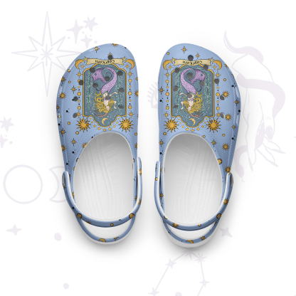 Purplehecate Capricorn Zodiac Rubber Clogs