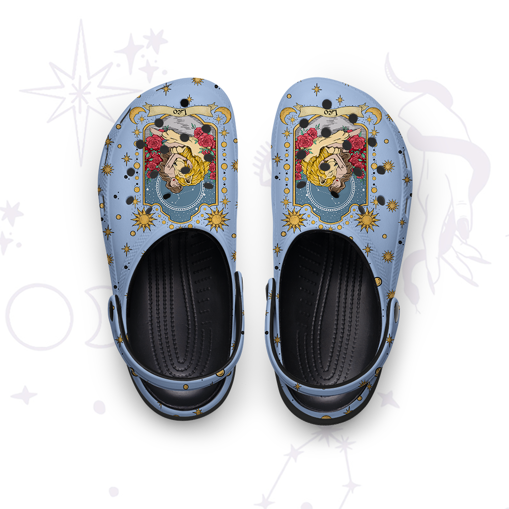 Purplehecate Leo Zodiac Rubber Clogs