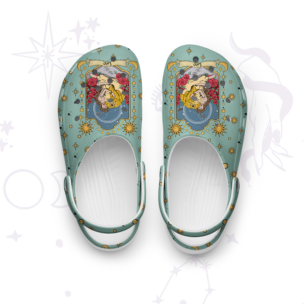 Purplehecate Leo Zodiac Rubber Clogs