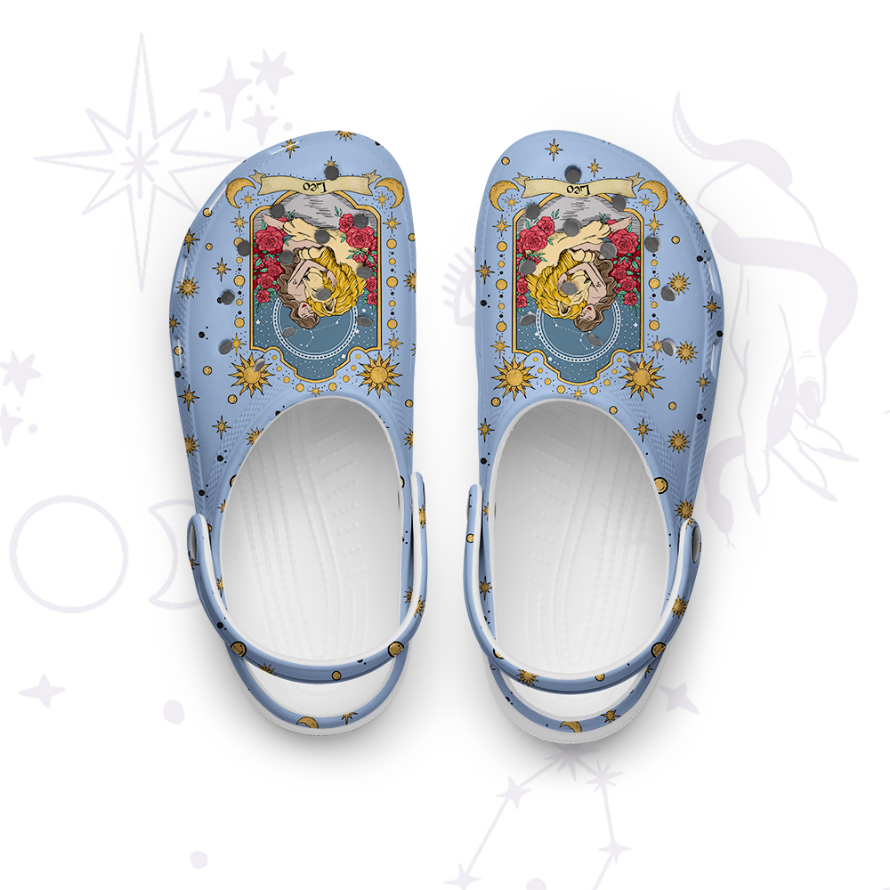 Purplehecate Leo Zodiac Rubber Clogs