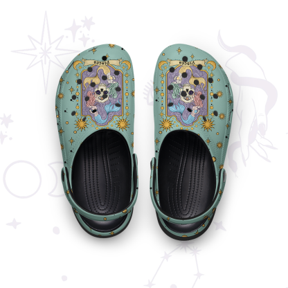 Purplehecate Pisces Zodiac Rubber Clogs