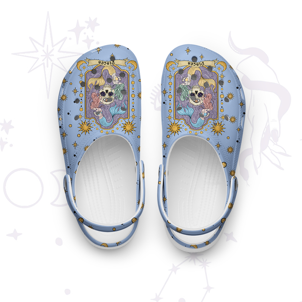 Purplehecate Pisces Zodiac Rubber Clogs