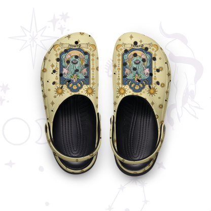 Purplehecate Gemini Zodiac Rubber Clogs