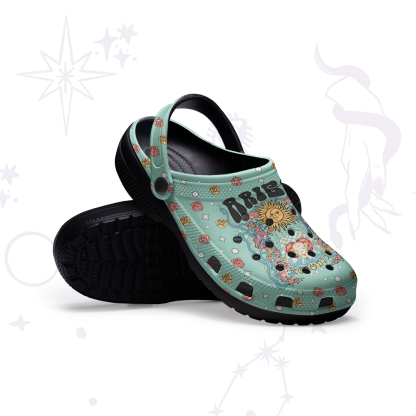 Purplehecate Aries Spirit Zodiac Rubber Clogs