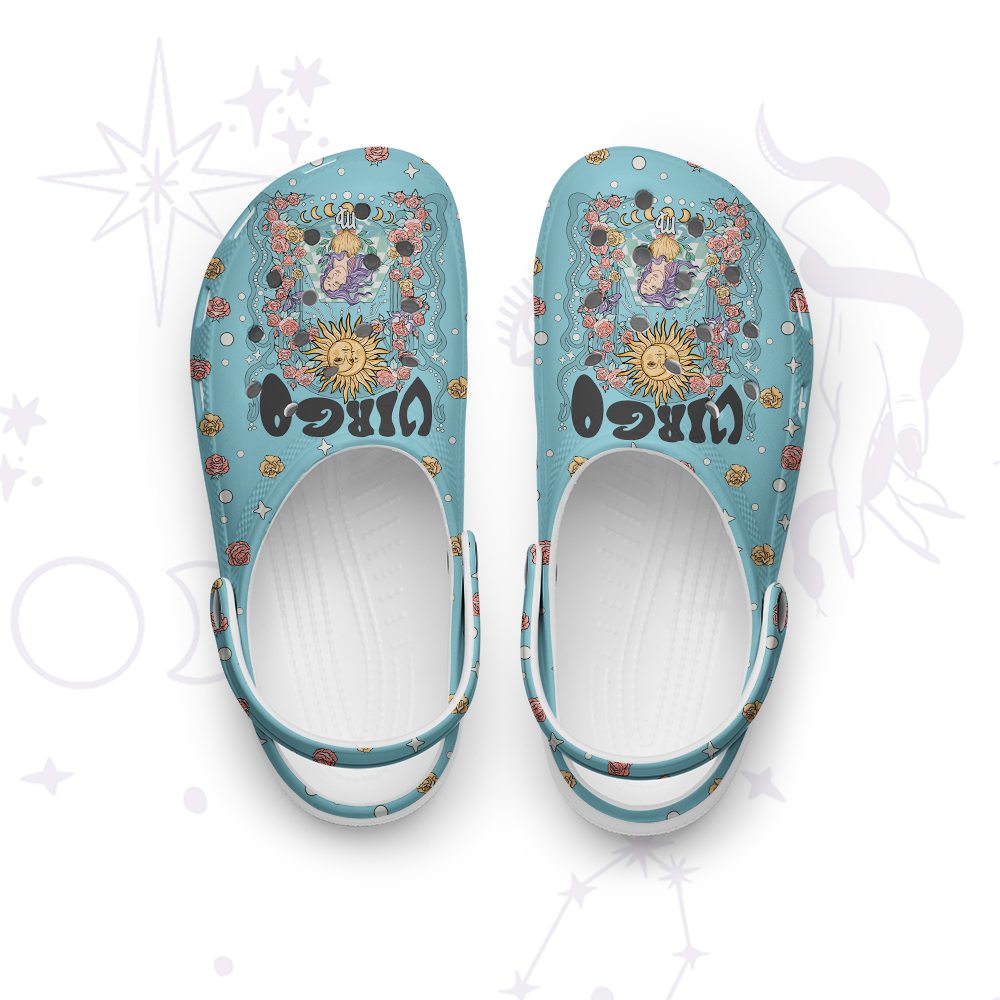 Purplehecate Virgo Spirit Zodiac Rubber Clogs