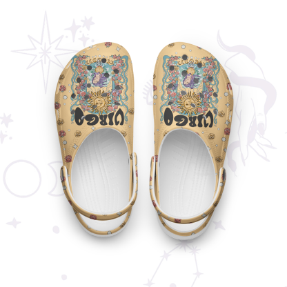 Purplehecate Virgo Spirit Zodiac Rubber Clogs