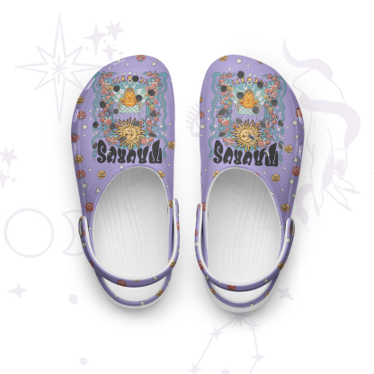 Purplehecate Taurus Spirit Zodiac Rubber Clogs