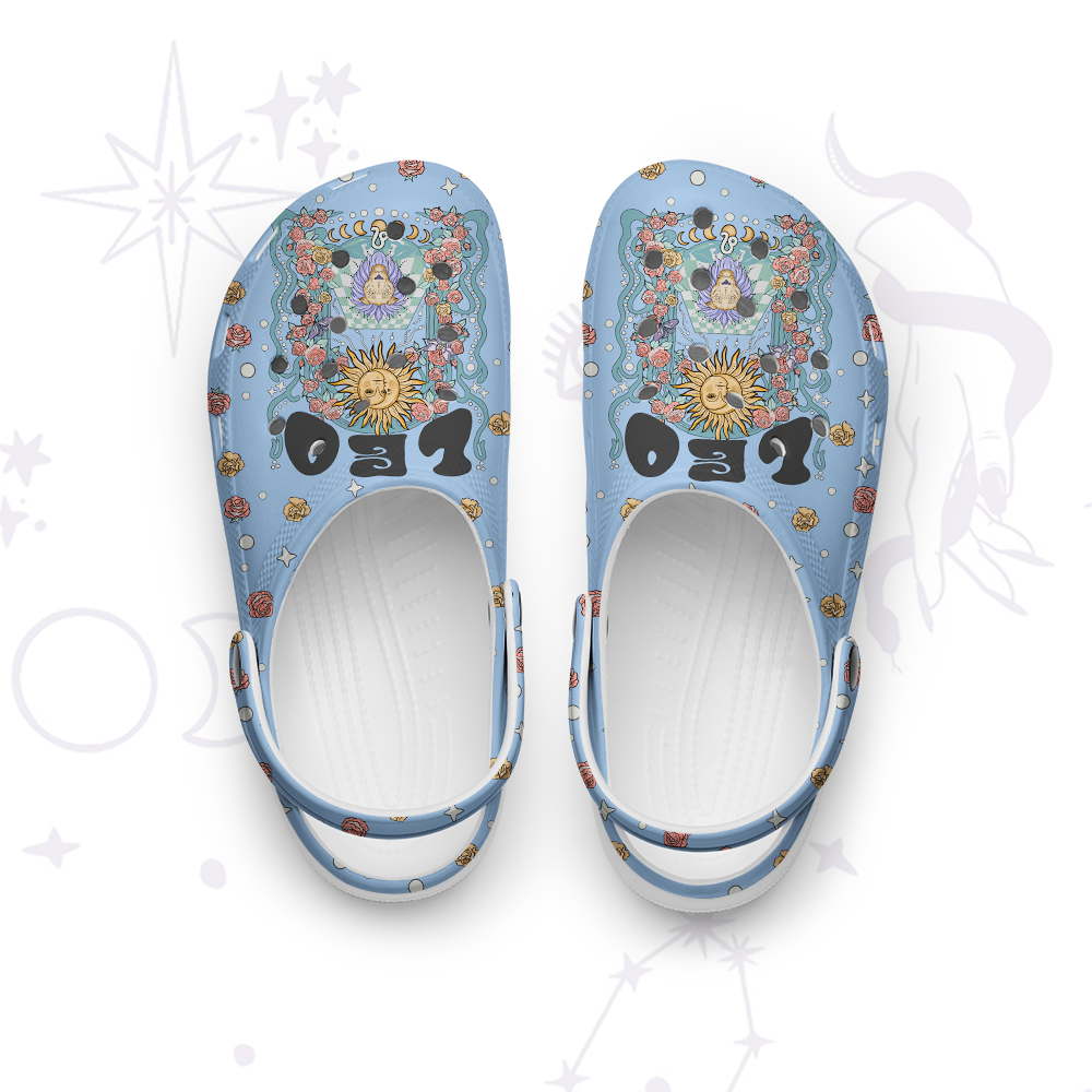 Purplehecate Leo Spirit Zodiac Rubber Clogs