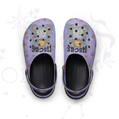 Purplehecate Pisces Spirit Zodiac Rubber Clogs