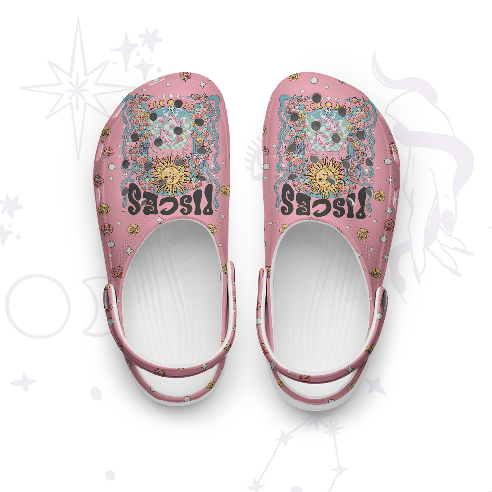 Purplehecate Pisces Spirit Zodiac Rubber Clogs