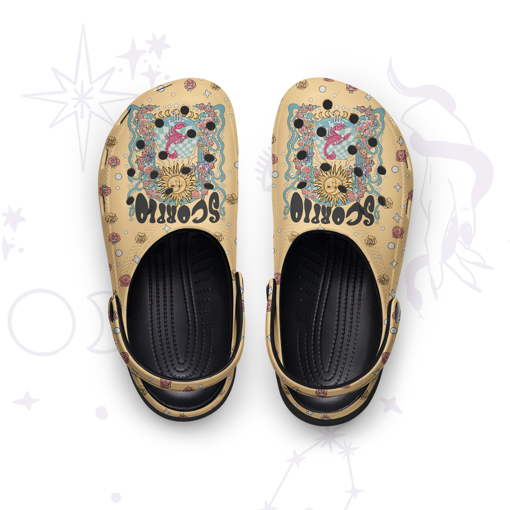 Purplehecate Scorpio Spirit Zodiac Rubber Clogs