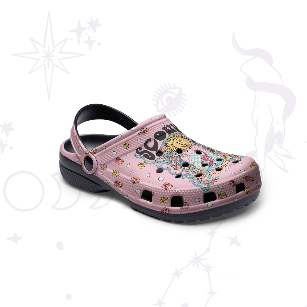 Purplehecate Scorpio Spirit Zodiac Rubber Clogs