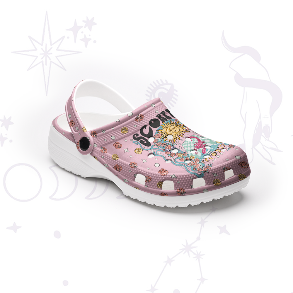 Purplehecate Scorpio Spirit Zodiac Rubber Clogs