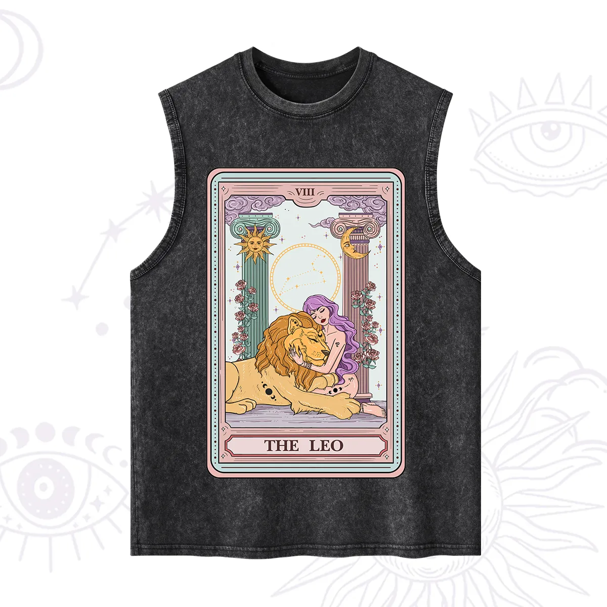 Purplehecate The Leo Goddess Tarot Washed Tank