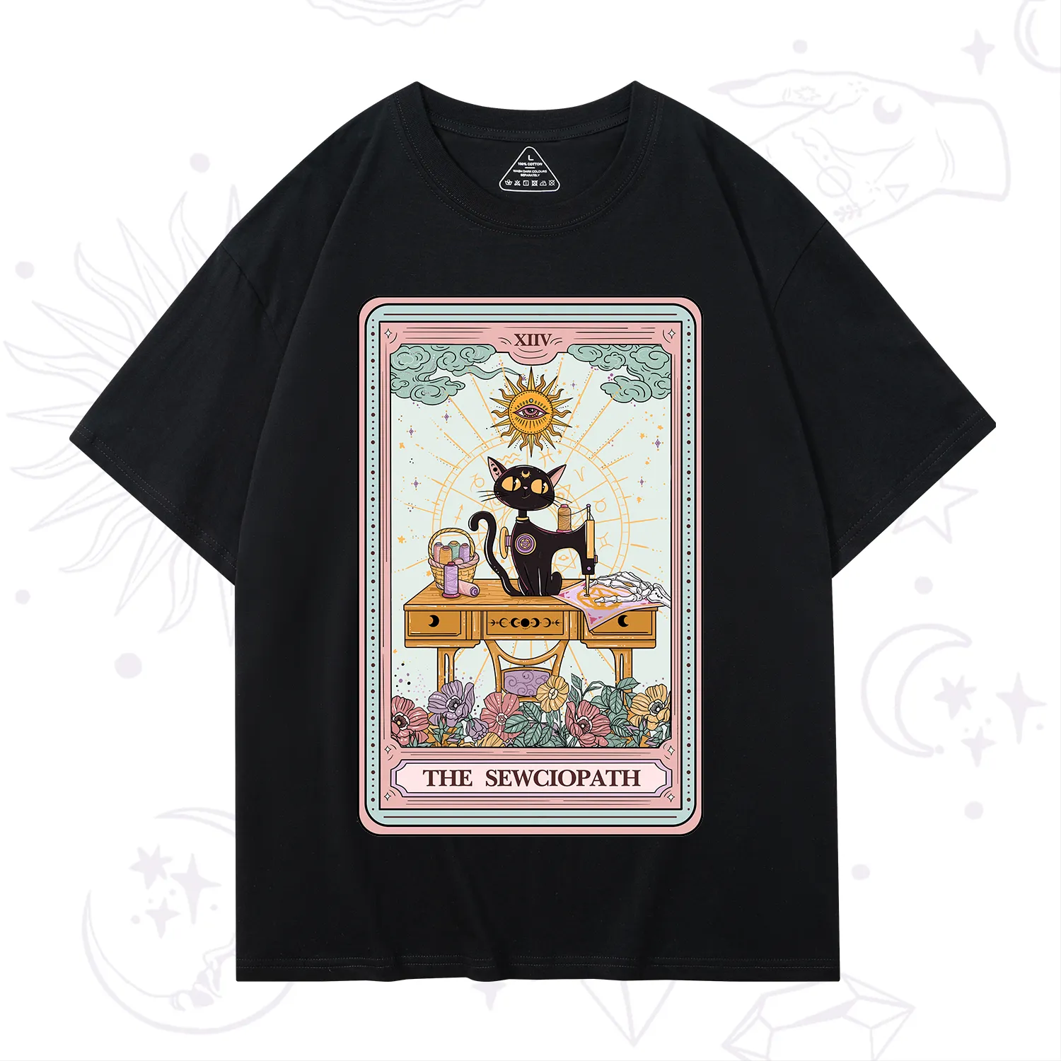 Purplehecate The Sewciopath Tarot Card T-Shirt