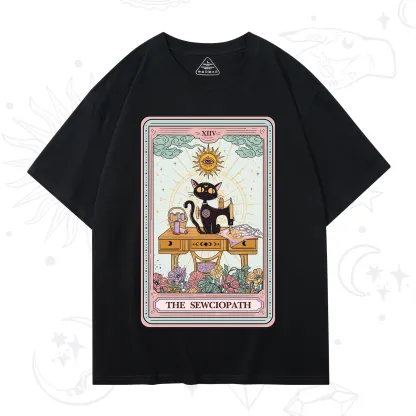 Purplehecate The Sewciopath Tarot Card T-Shirt