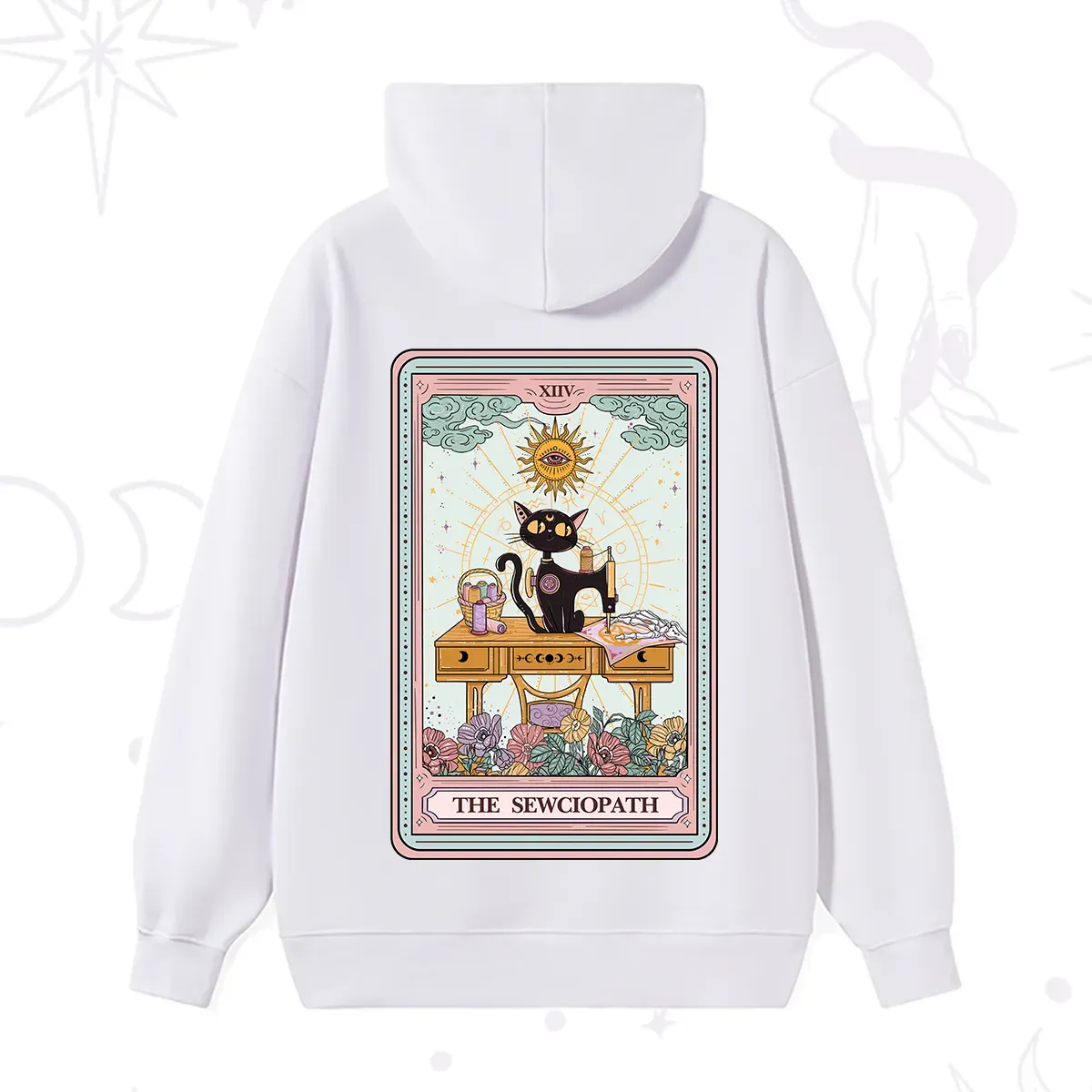 Purplehecate The Sewciopath Tarot Card Hoodie