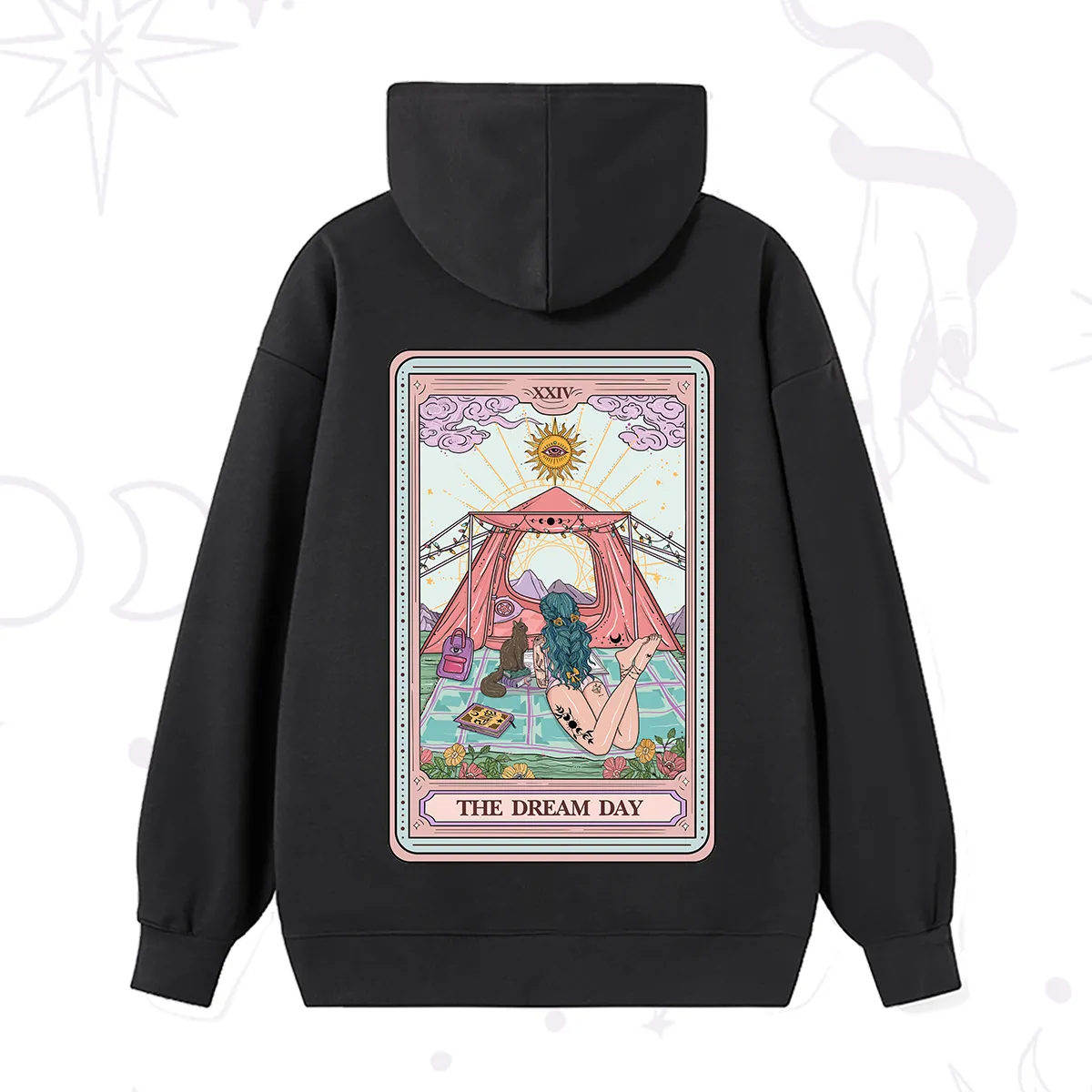 Purplehecate The Camp Lover Tarot Hoodie