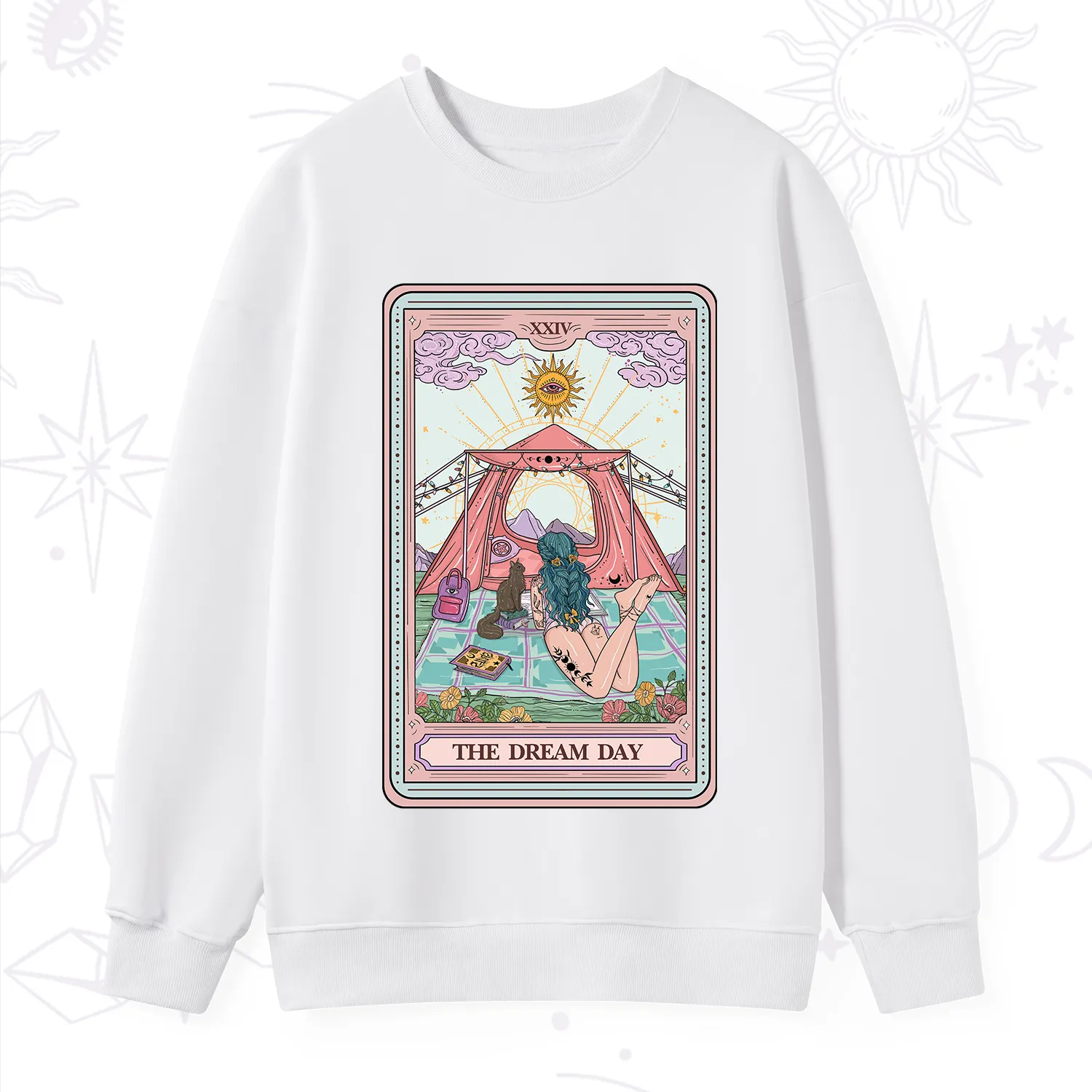 Purplehecate The Camp Lover Tarot Sweatshirt