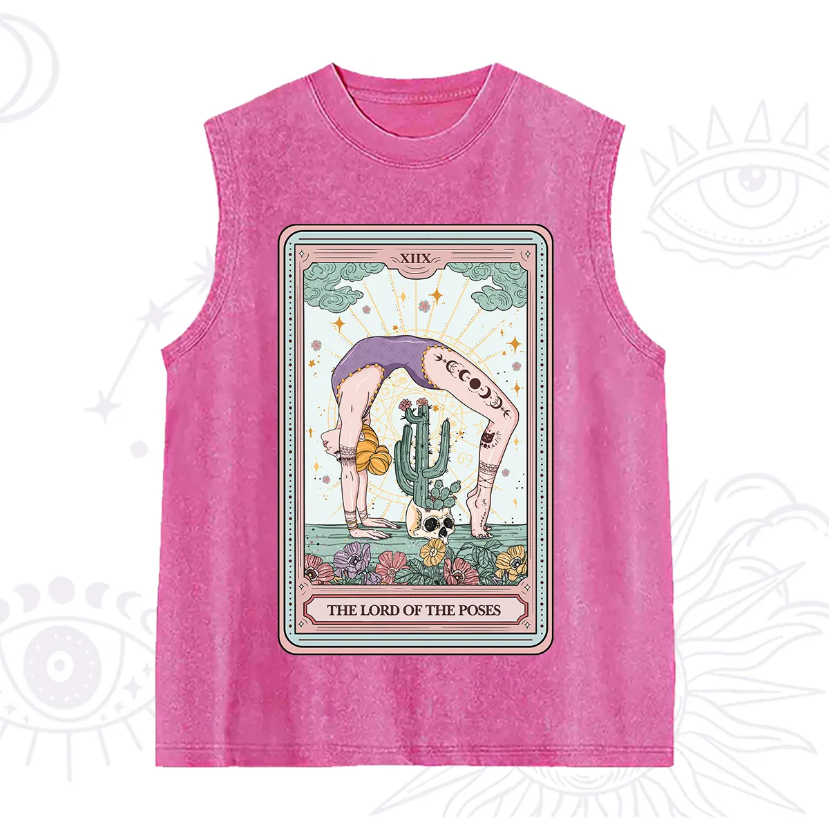 Purplehecate The Lord Of The Poses Tarot Washed Tank