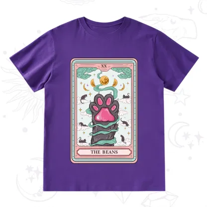 Purplehecate The Beans Cat Tarot T-Shirt