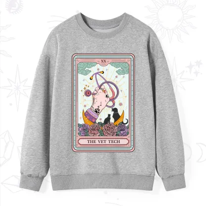 Purplehecate The Vet Tech Tarot Sweatshirt