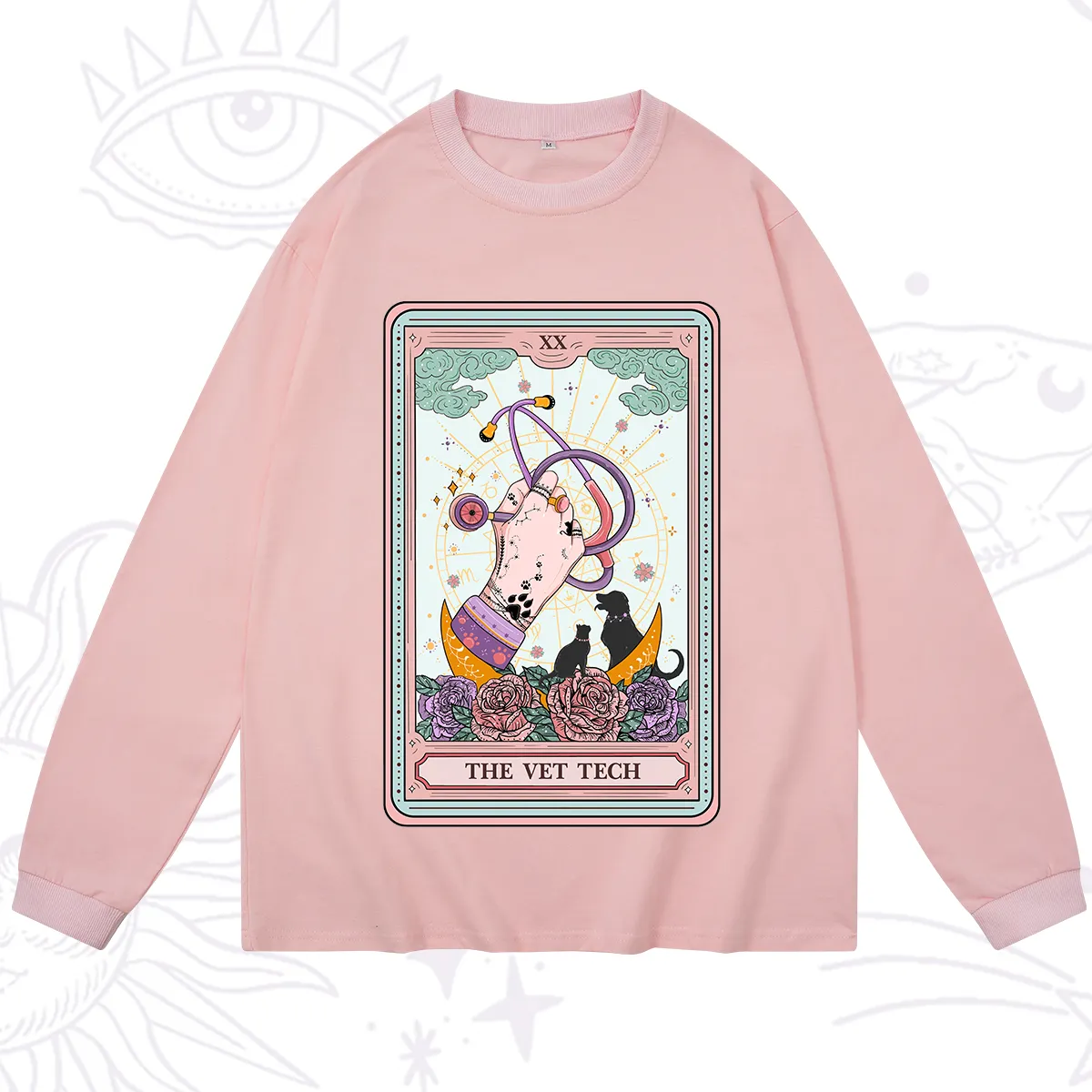 Purplehecate The Vet Tech Tarot Long Sleeve T-Shirt