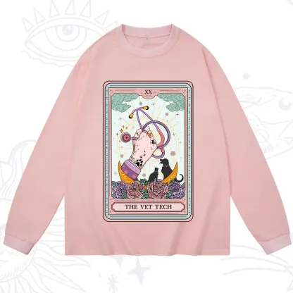 Purplehecate The Vet Tech Tarot Long Sleeve T-Shirt