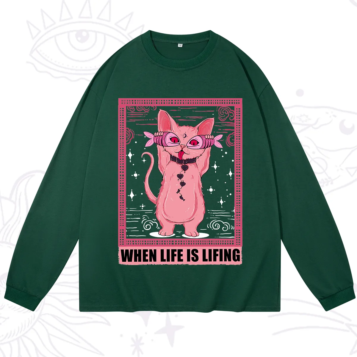 Purplehecate When Life Is Lifting Long Sleeve T-Shirt
