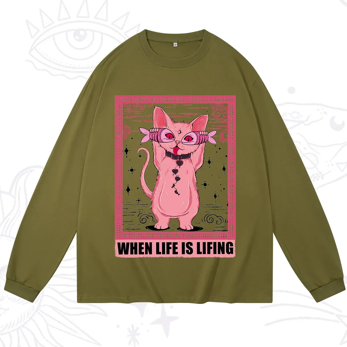 Purplehecate When Life Is Lifting Long Sleeve T-Shirt