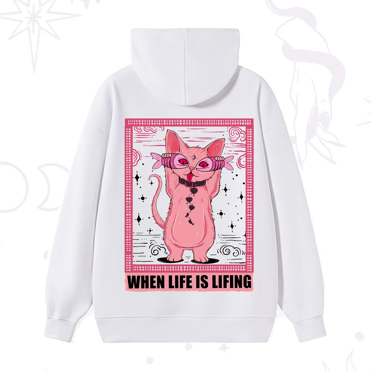 Purplehecate When Life Is Lifting Hoodie
