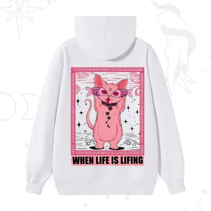 Purplehecate When Life Is Lifting Hoodie