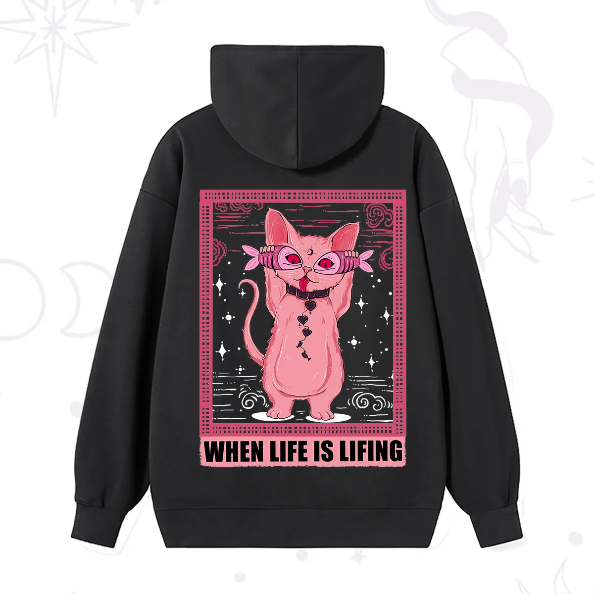 Purplehecate When Life Is Lifting Hoodie