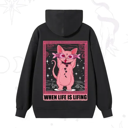 Purplehecate When Life Is Lifting Hoodie