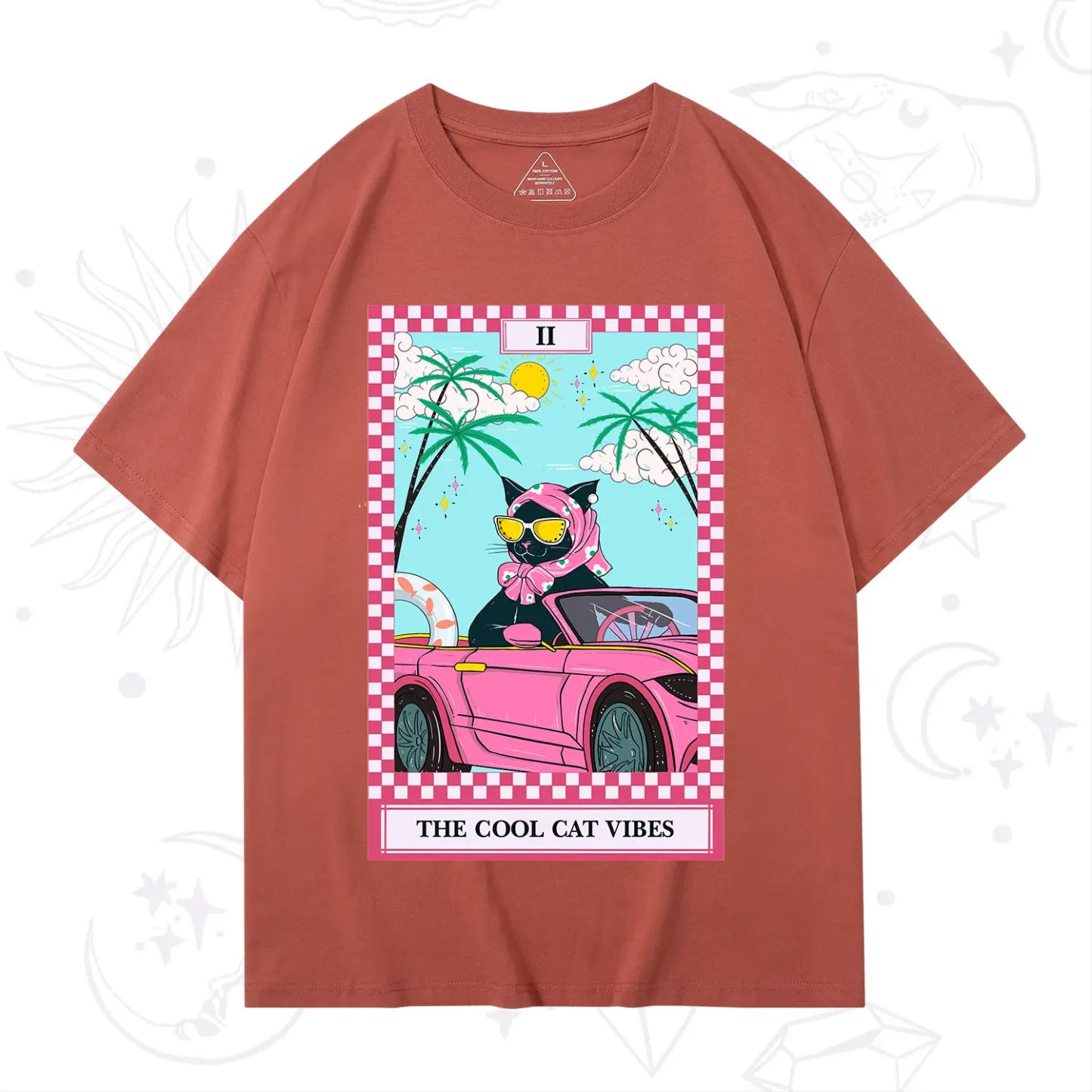 Purplehecate The Cool Cat Vibes Tarot T-Shirt