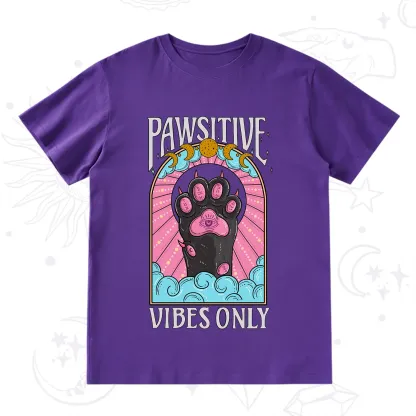 Purplehecate Pawsitive Vibes Only T-Shirt