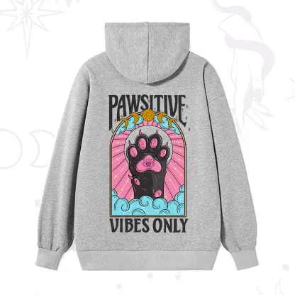 Purplehecate Pawsitive Vibes Only Hoodie