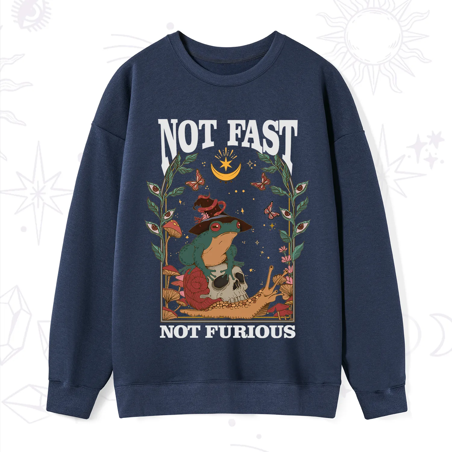 Purplehecate Not Fast Not Furious Sweatshirt