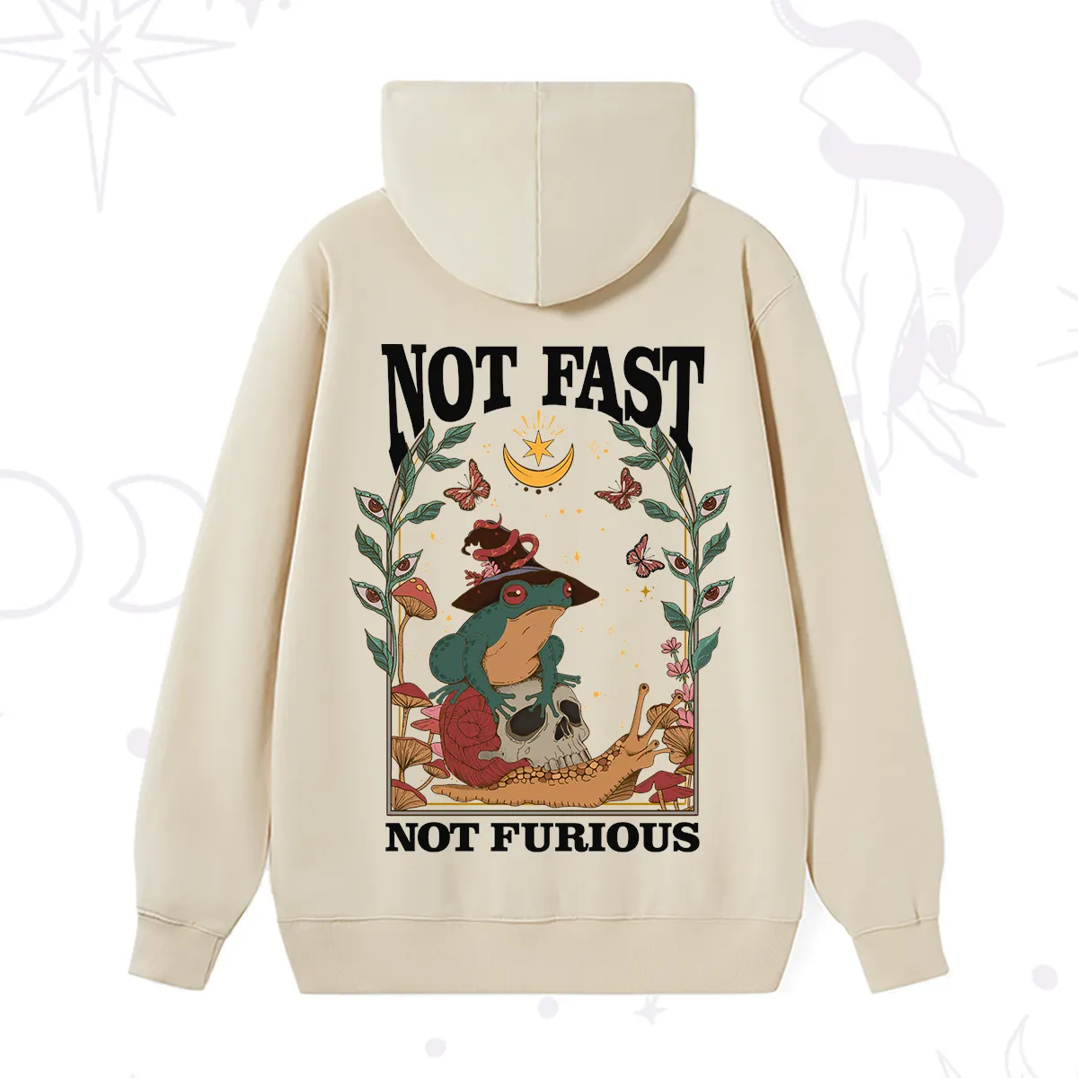 Purplehecate Not Fast Not Furious Hoodie